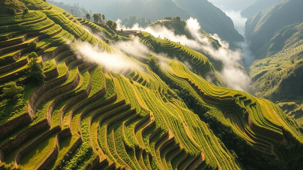 sloped land crop cultivation
