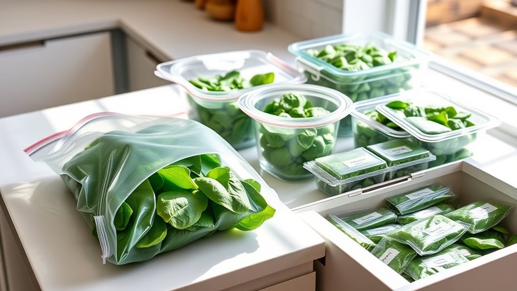spinach storage innovation ideas