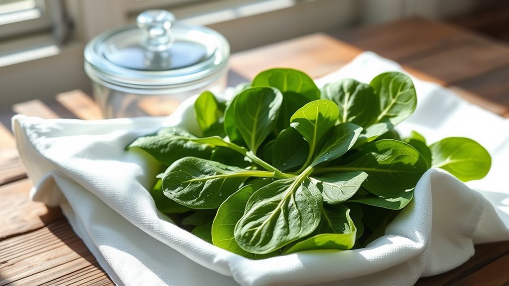 store spinach properly extend freshness