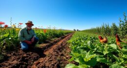 sustainable agricultural practices emphasized
