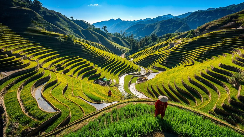 sustainable agriculture through terraces