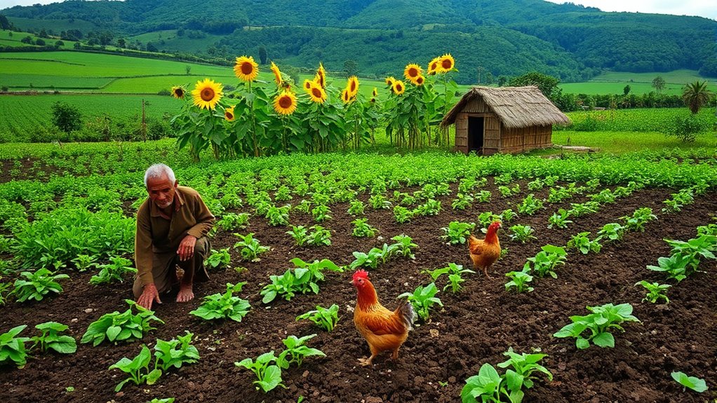 sustainable small scale agriculture techniques