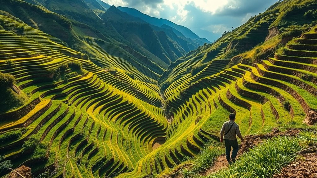 terrace farming difficulties identified