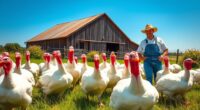 turkeys for meat production