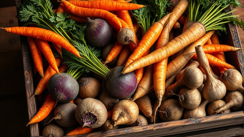 winter storage root vegetables