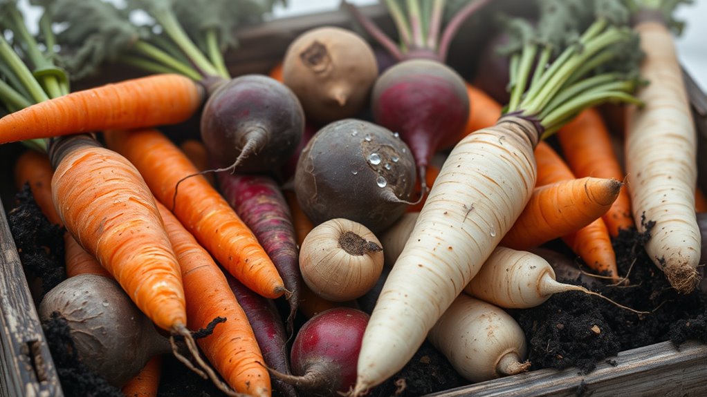 winter storage root vegetables