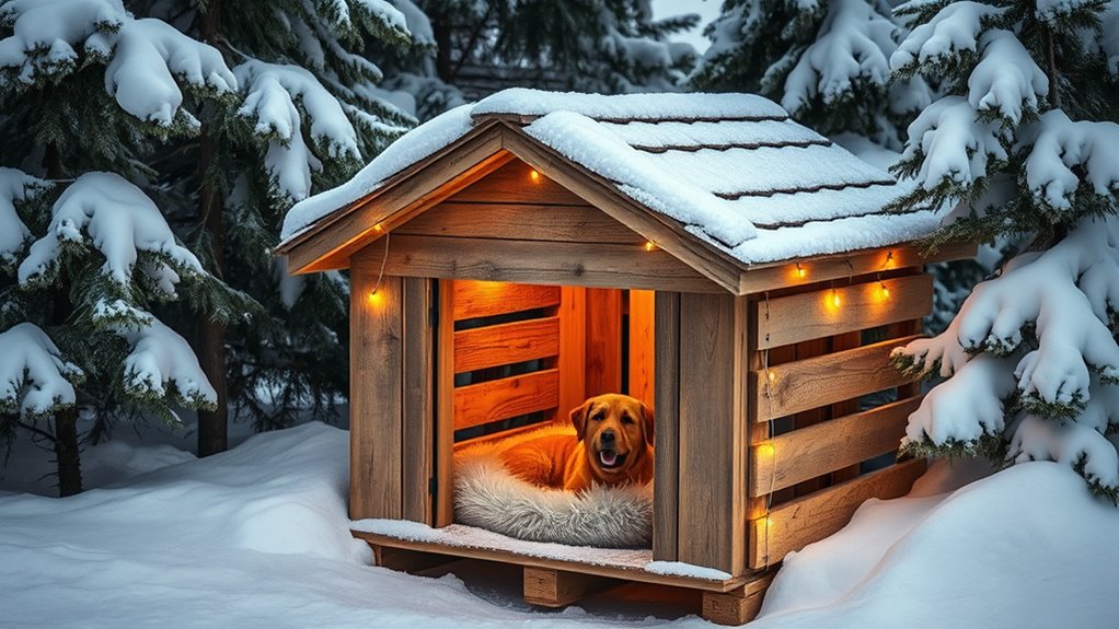 build and maintain insulated shelter