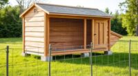 construct predator proof chicken coop