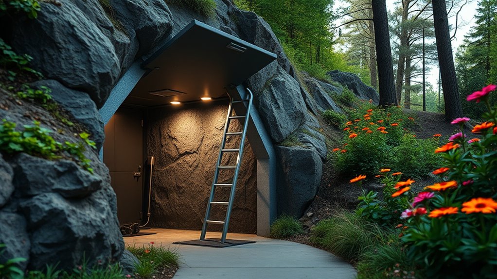 constructing safety storm shelter