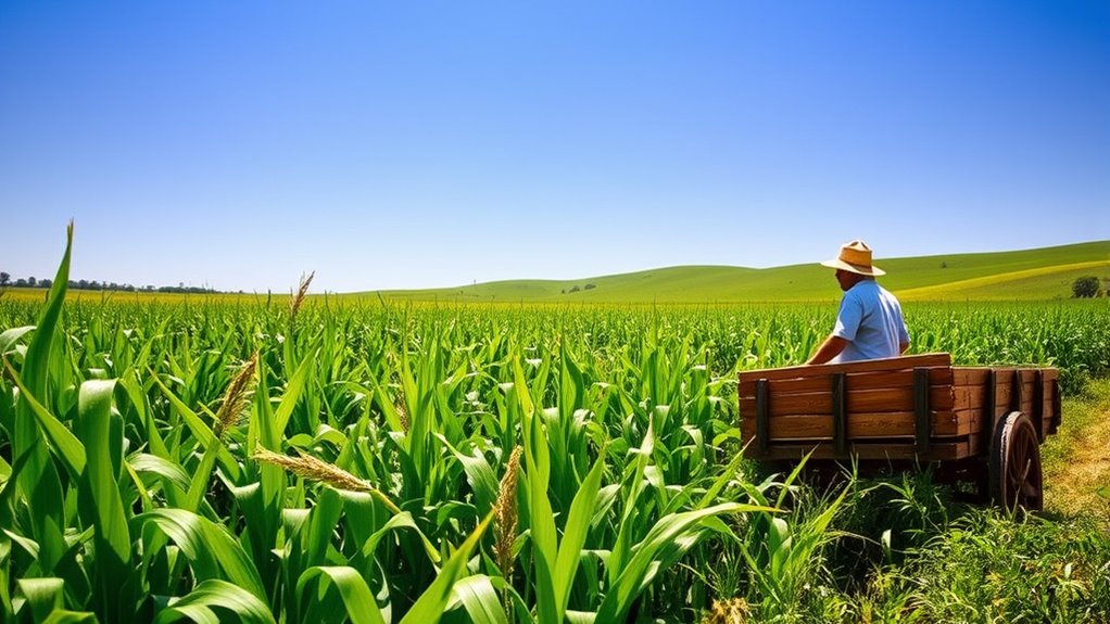 cultivating livestock fodder