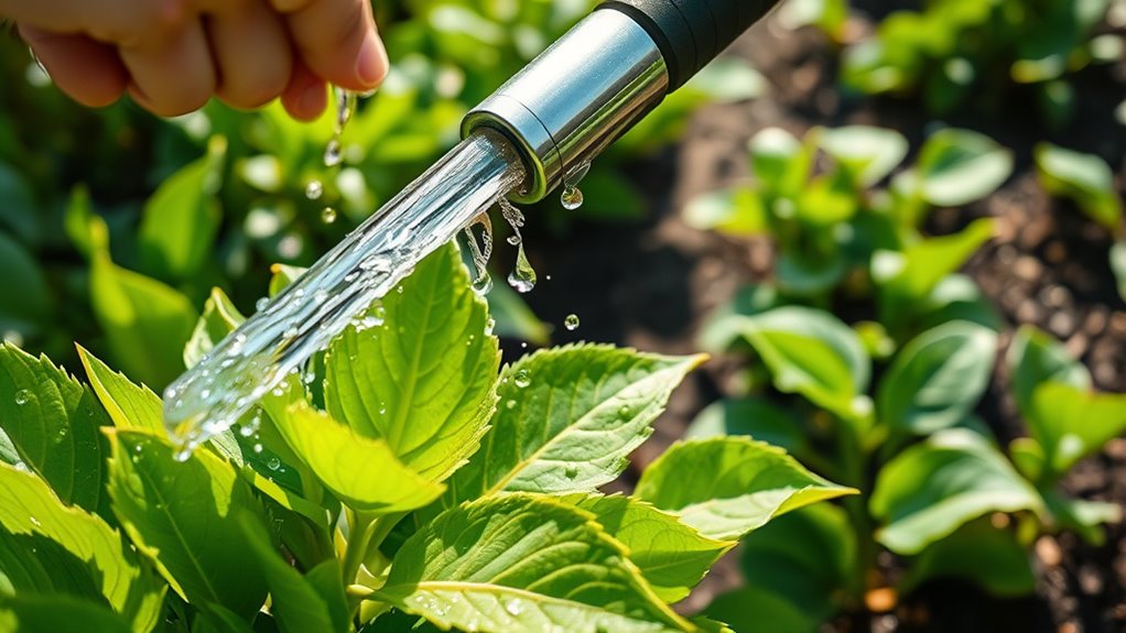 efficient eco friendly garden watering