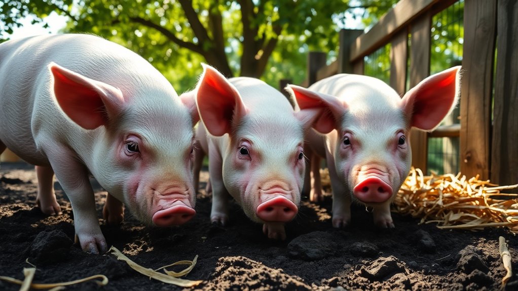 healthy pigs proper feeding