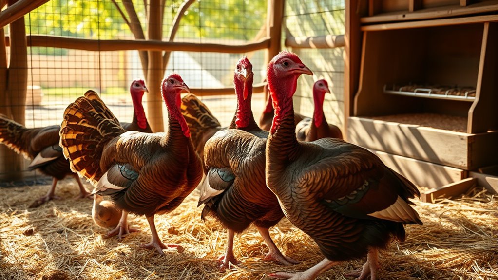 healthy turkeys thrive outdoors