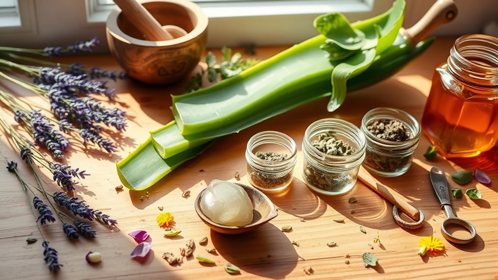 homemade herbal first aid