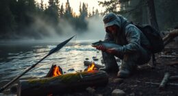 hunting and fishing for survival