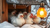 keep chickens warm winter