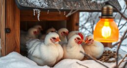 keep chickens warm winter