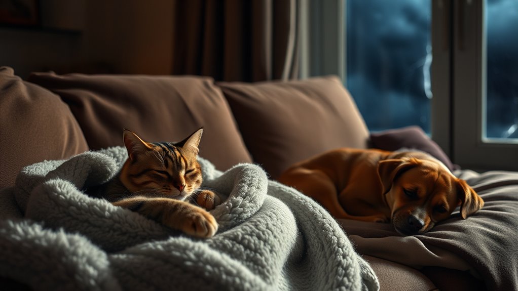 preparing pets for storms