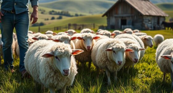 small farm sheep husbandry