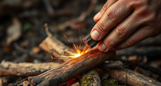 strike rubbing friction fire