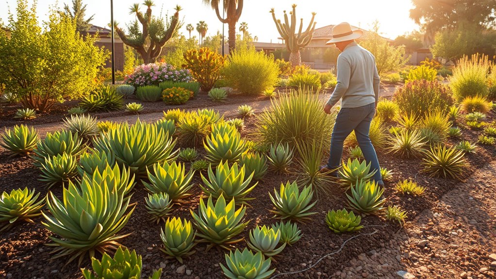 water efficient drought gardening