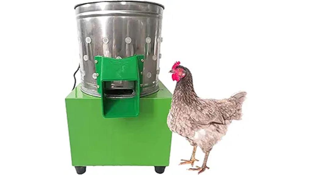 110v stainless steel plucker