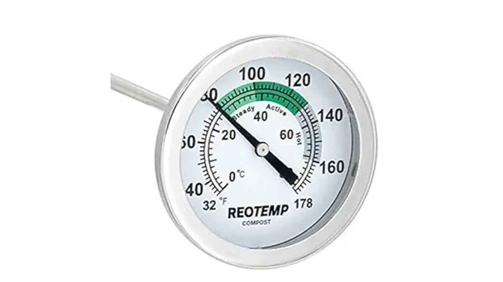 12 inch soil thermometer