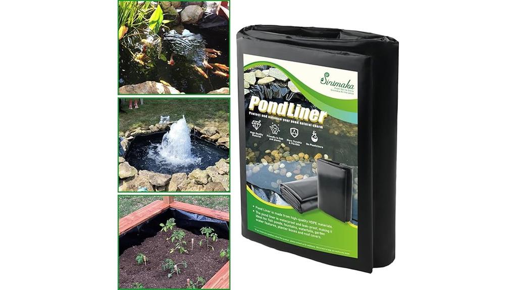 16x20 ft hdpe pond liner