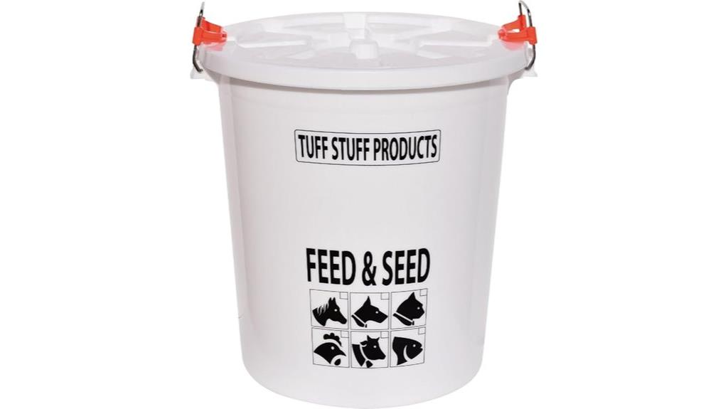 17 gallon plastic feed drum