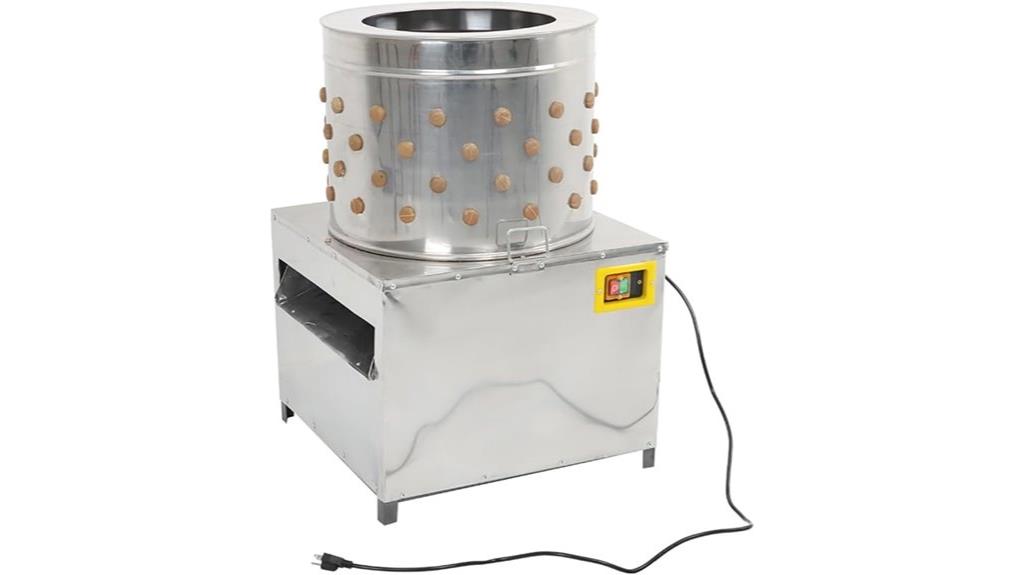 20 inch 275 rpm plucker