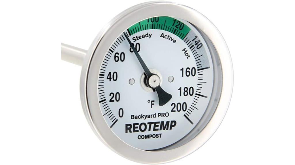 36 inch backyard compost thermometer