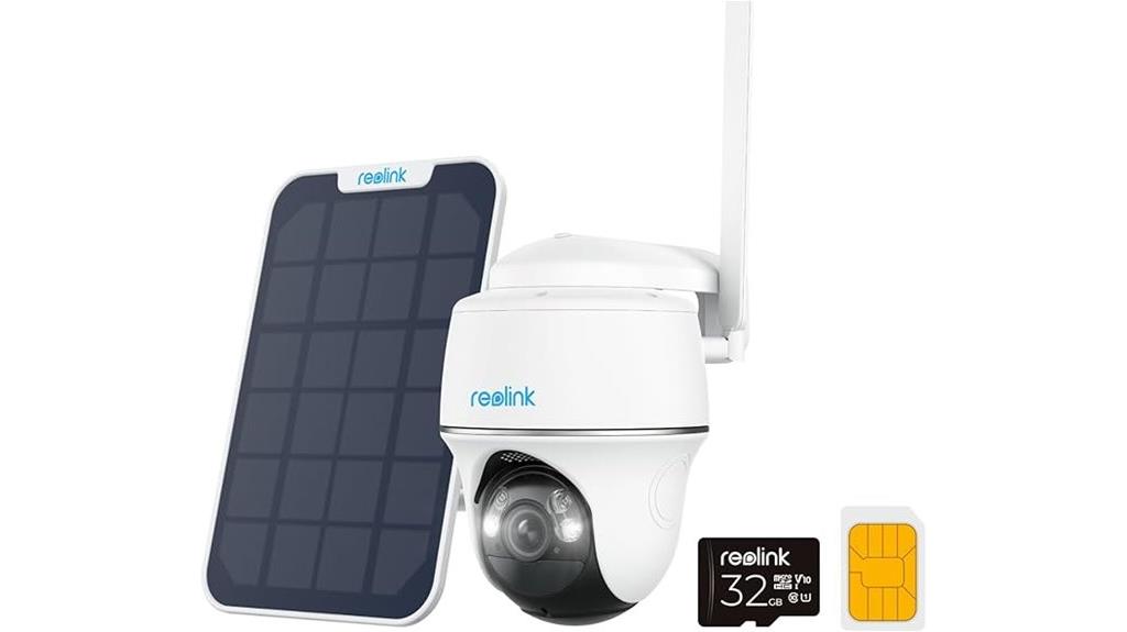 5mp lte solar camera