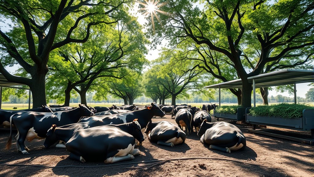 adjust cow feeding during heat