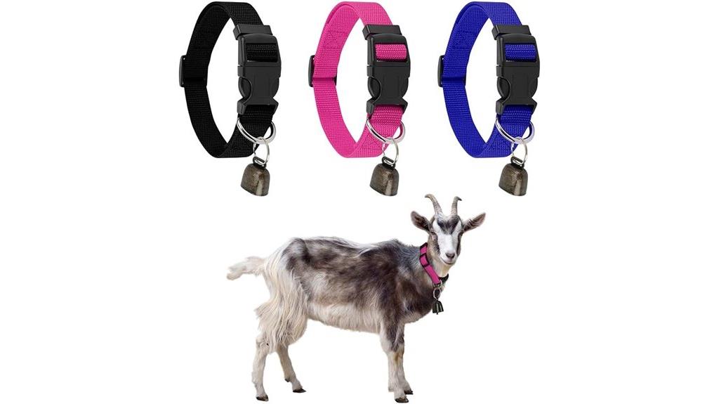 adjustable goat bell collars