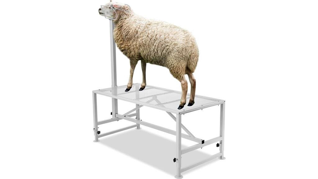 adjustable metal goat stand