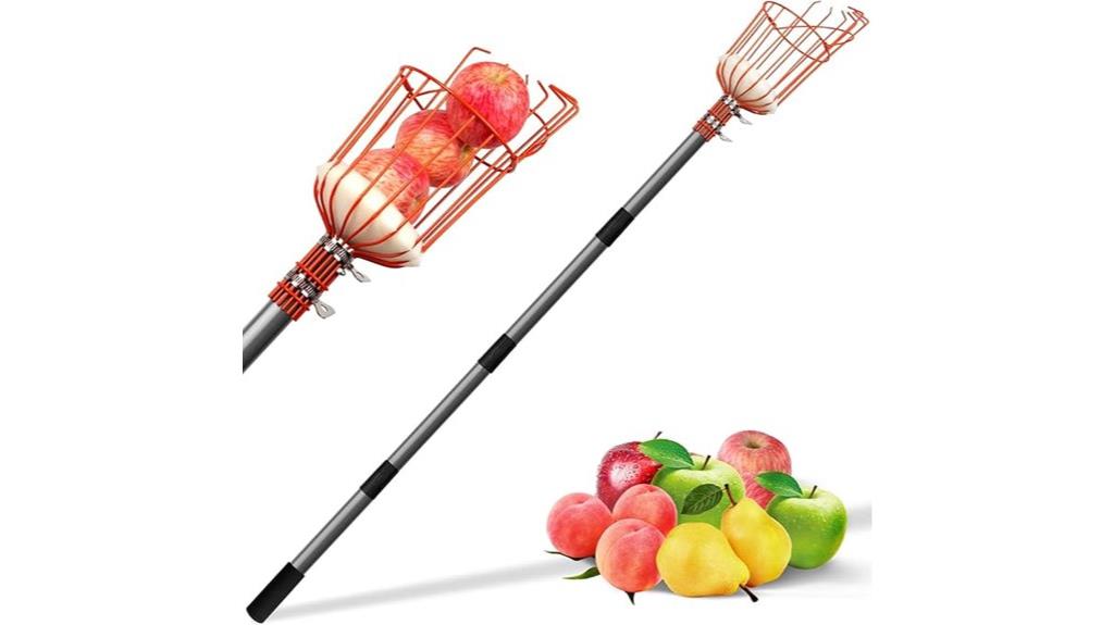 adjustable stainless steel fruit picker