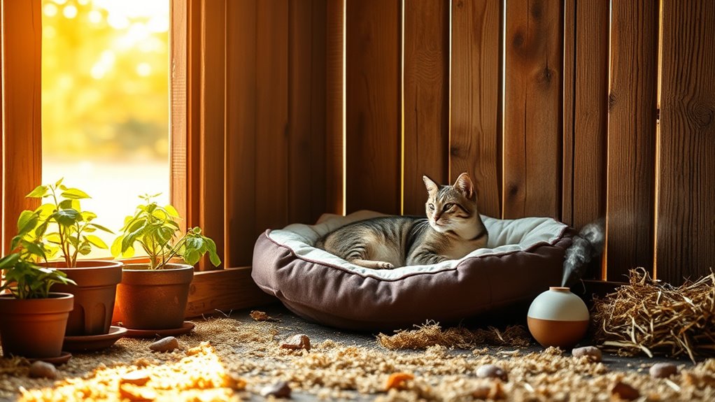 allergy friendly barn cat rest