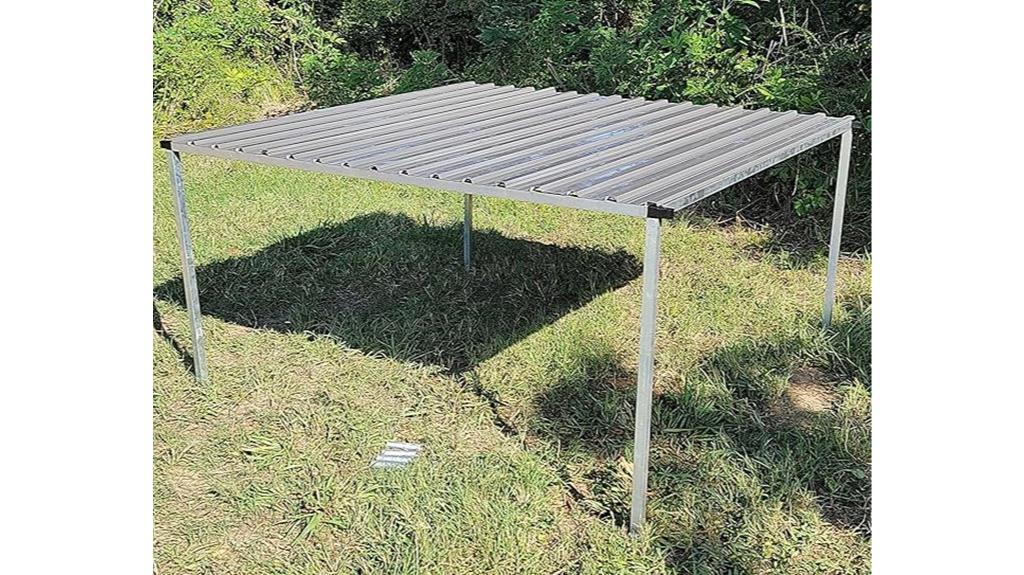 aluminum shade canopy