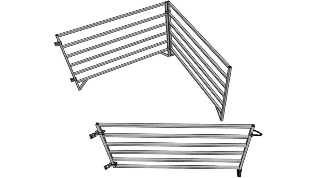 aluminum sheep goat stall