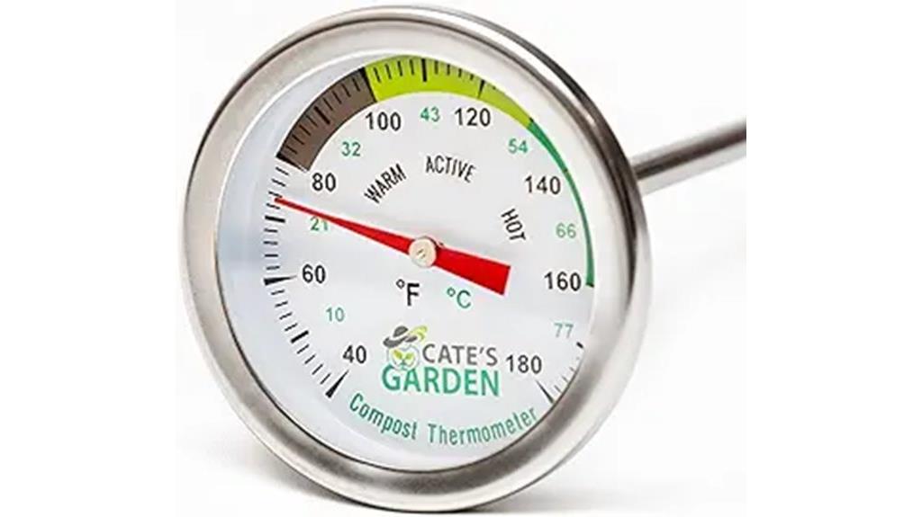 backyard compost temperature gauge