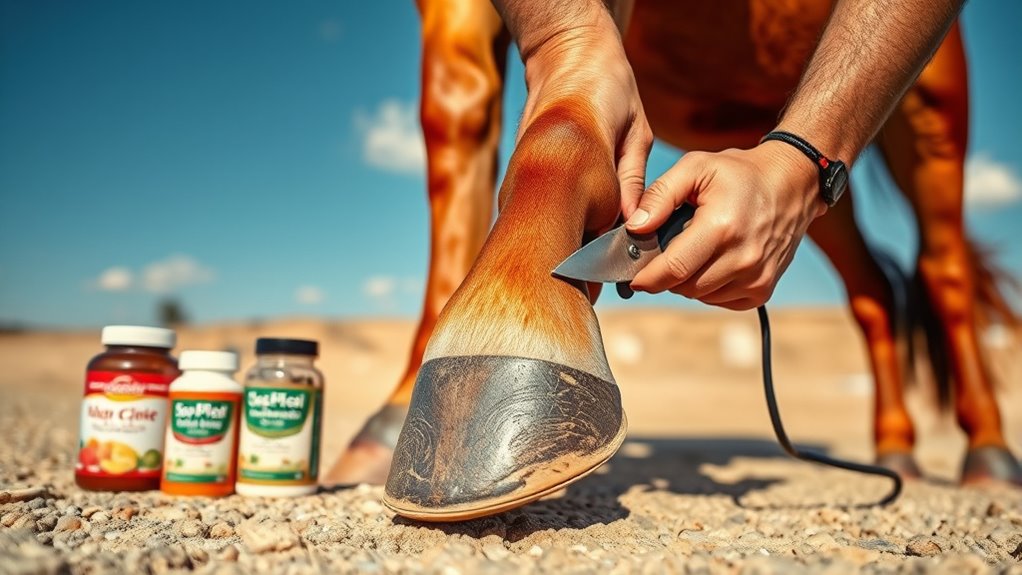 balanced diet boosts hoof health