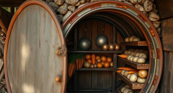 barrel shaped root cellar