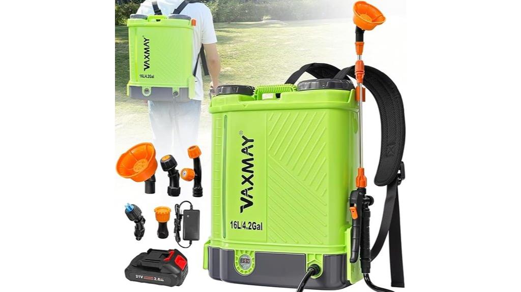 battery powered 4 gallon sprayer