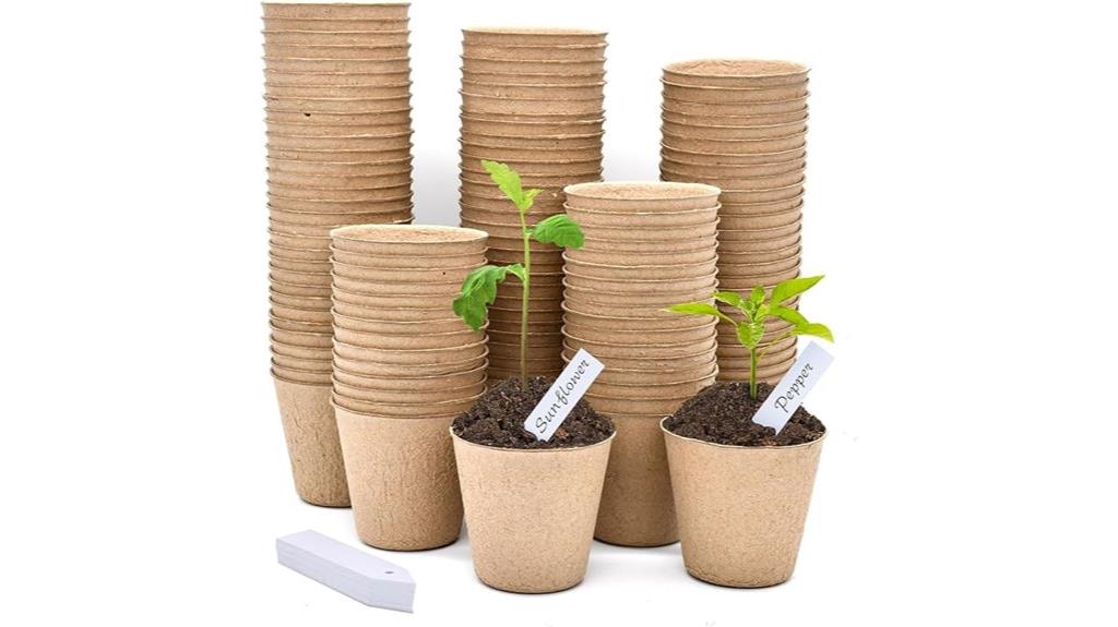 biodegradable seedling pots pack