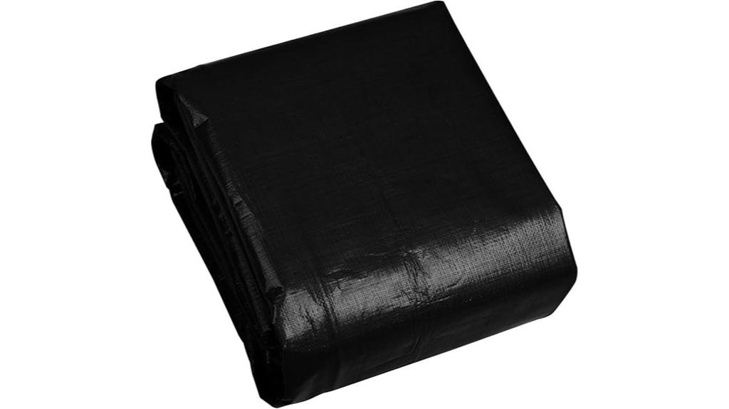 black 28 mil pond liner
