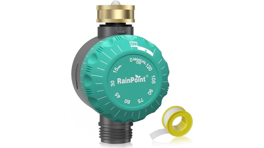 brass swivel sprinkler timer