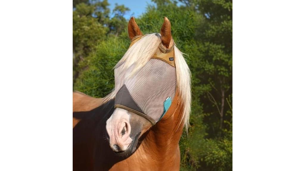 breathable uv block horse mask