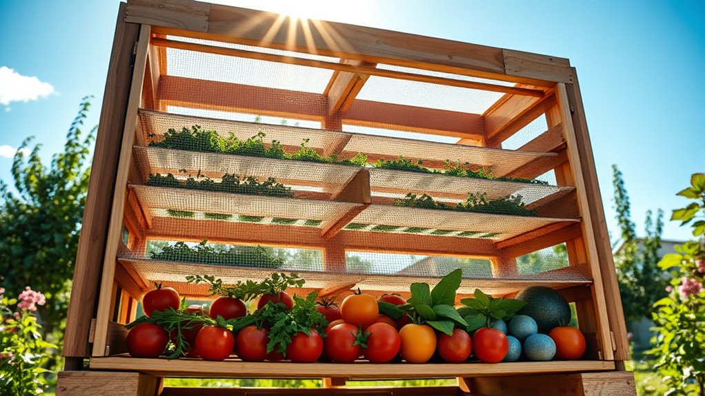 build solar food dehydrator