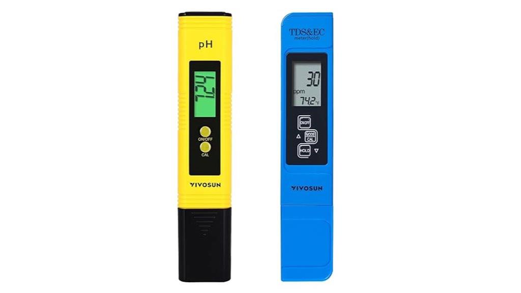 certified digital ph tds meter