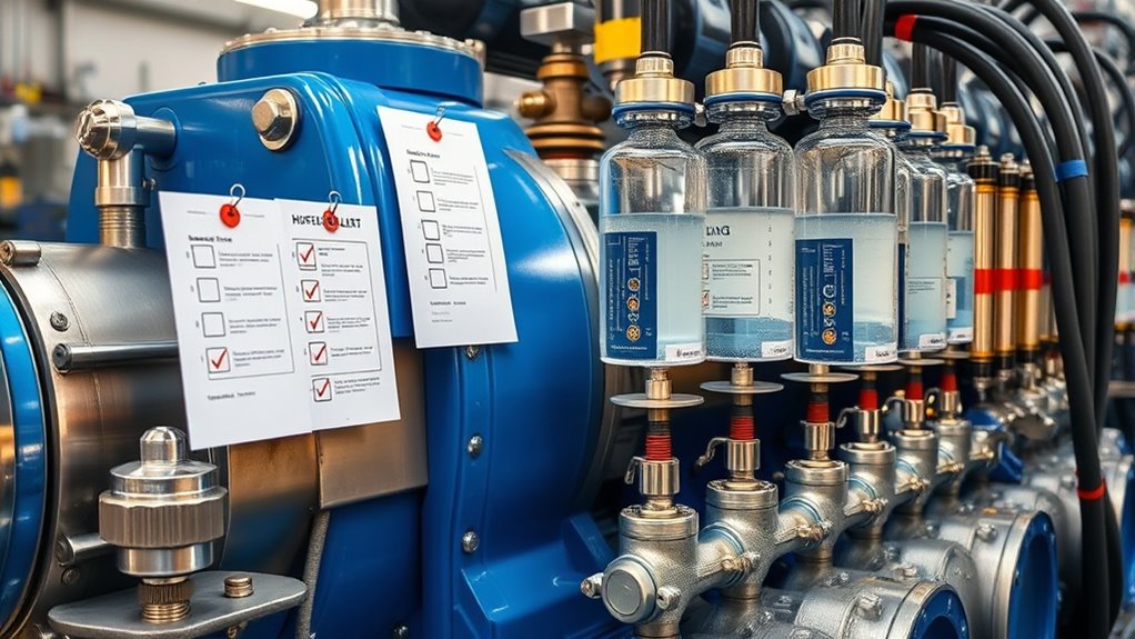 check hydraulic fluid levels